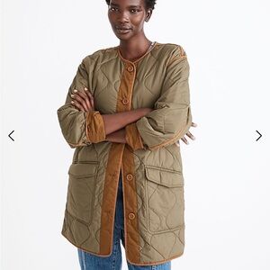 Madewell Reversible Quilted Liner Jacket MA286 XS
